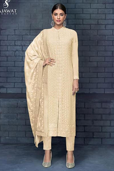 Buy Chikankari Sarees, Chikankari Kurtis, Embroidered Georgette Sarees,  Lucknowi Kurta, Lucknow… | Fashion design dress, Casual indian fashion,  Indian kurti designs